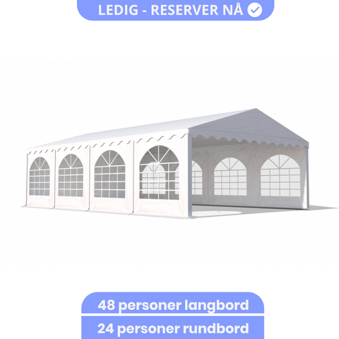 Partytelt – 5x8m